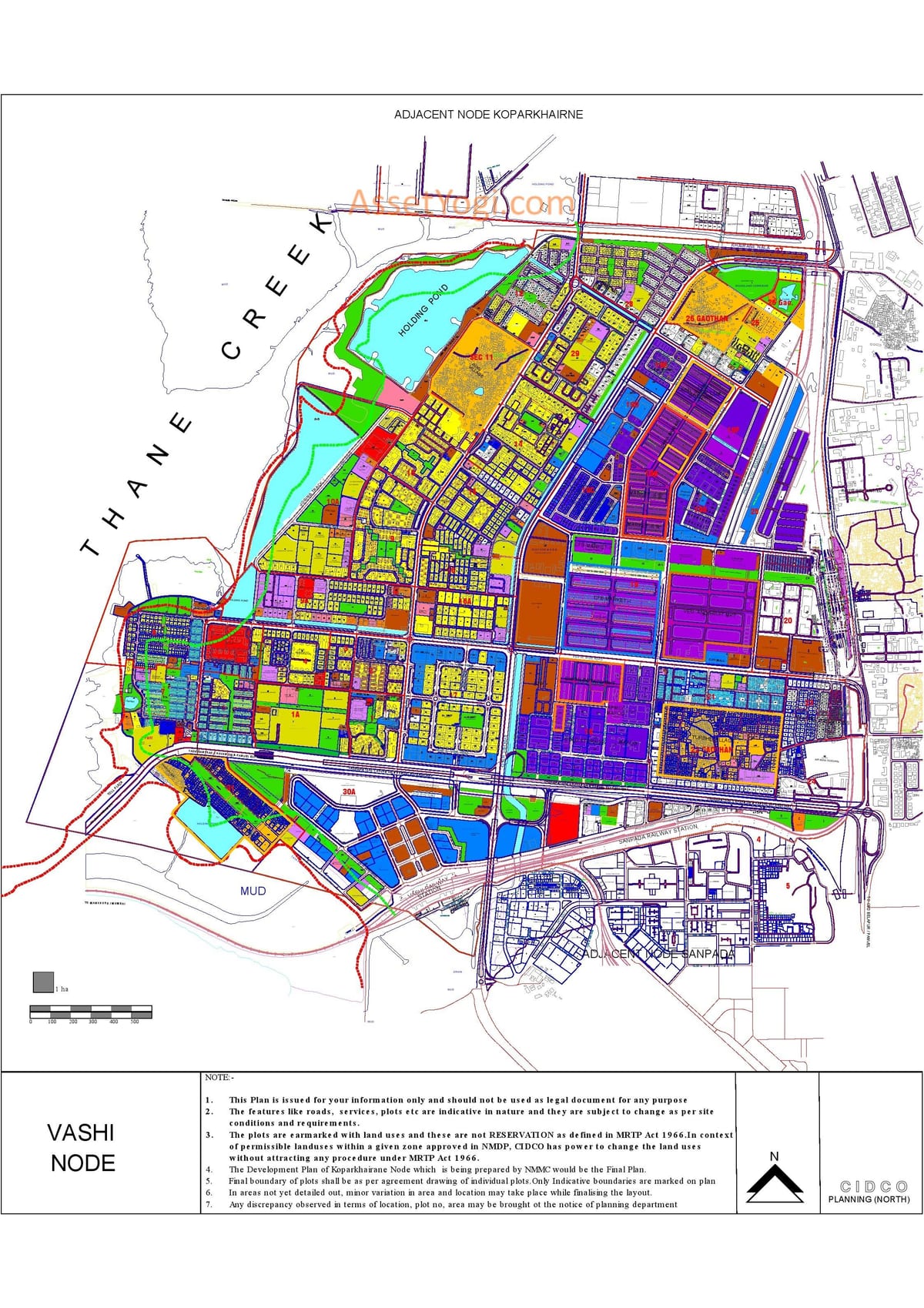 žemėlapis Vashi Navi Mumbai