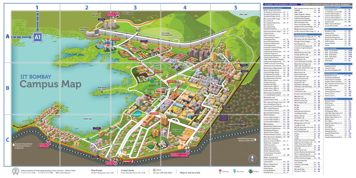 joje Bombay campus žemėlapis