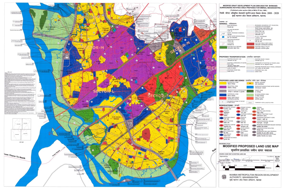 MMRDA zonos žemėlapį bhiwandi
