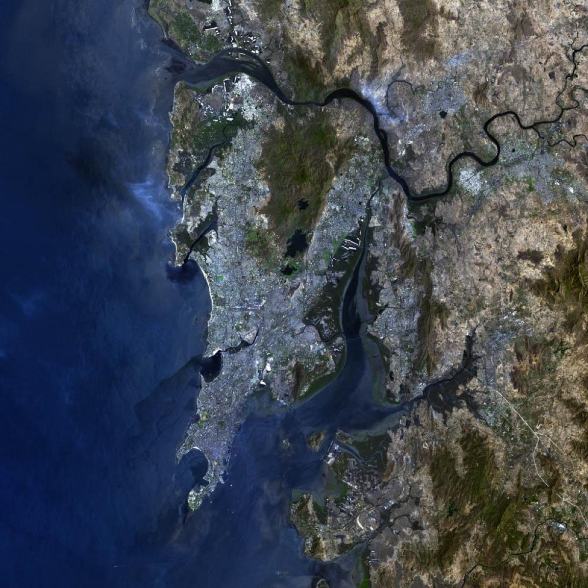 palydovinės žemėlapį Mumbajus