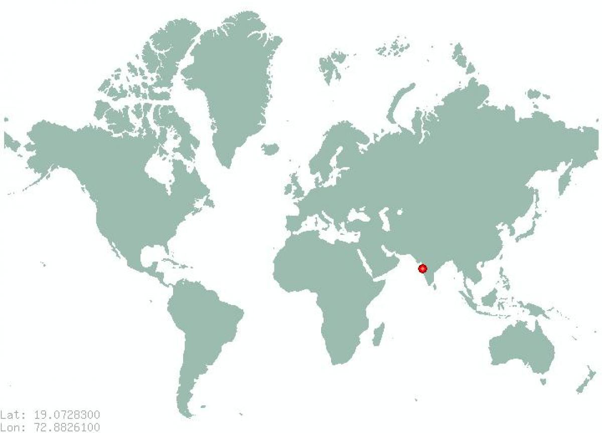 Mumbajus pasaulio žemėlapis