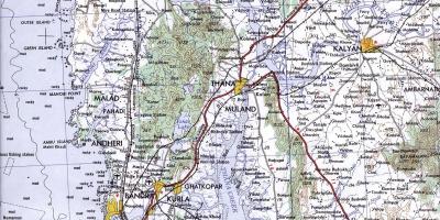 Mumbajus Kaljanas žemėlapyje