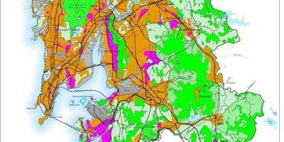 MMRDA regioninis planas, žemėlapis