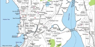 Žemėlapis Mumbai central