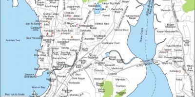 Žemėlapis Mumbai central