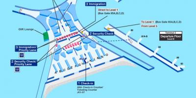 Mumbai international airport terminal 2 žemėlapis